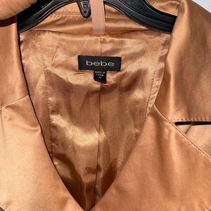 Bebe Women's Elegant Tan Trench Coat